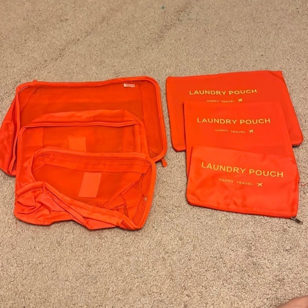 Lightweight 6 Pcs Packing Cubes System Travel Storage Packing NWT‎